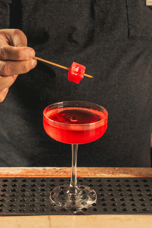 Solo en el Sur cocktail.