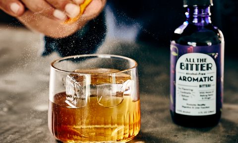 All The Bitter and an NA cocktail.