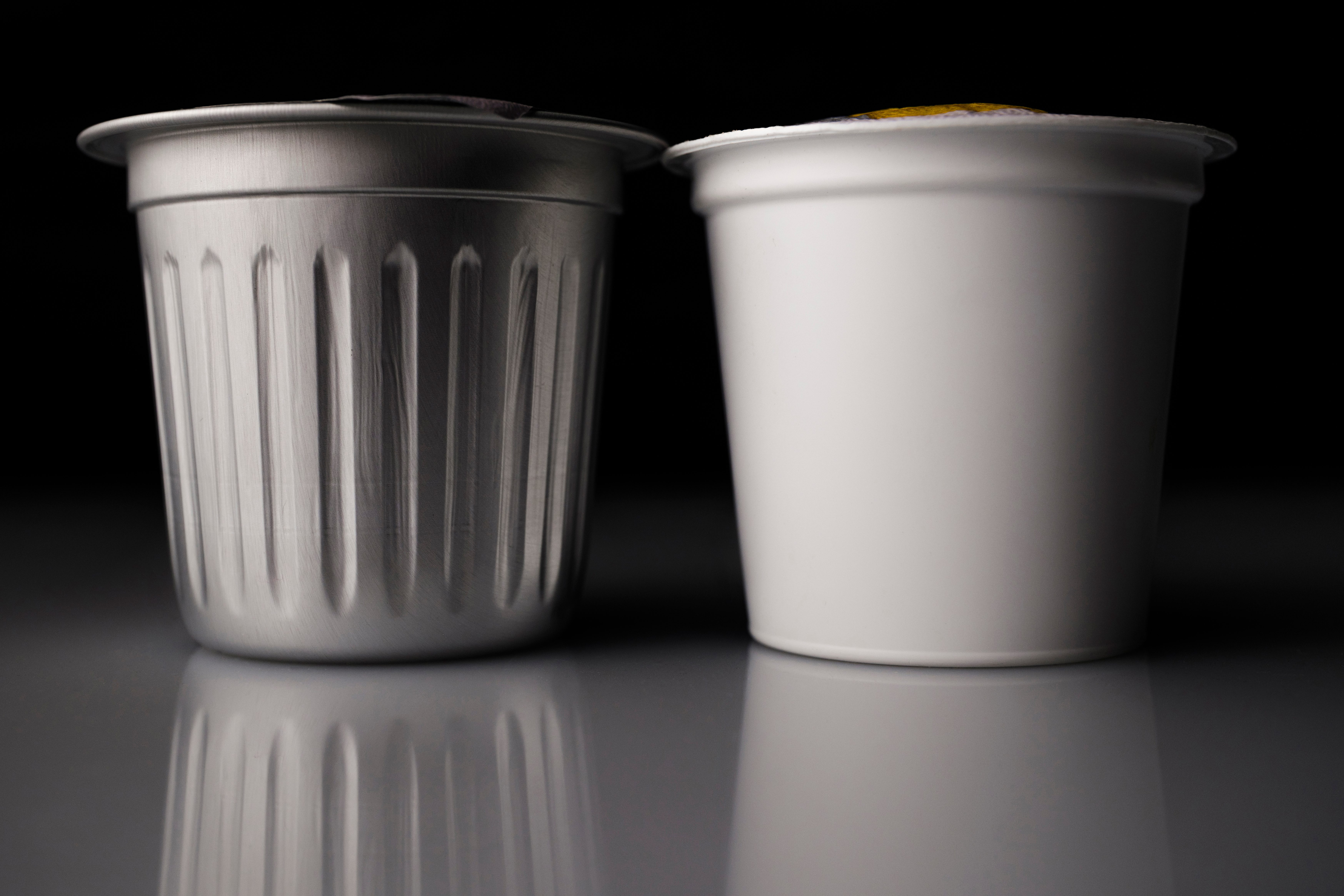 aluminum coffee pod