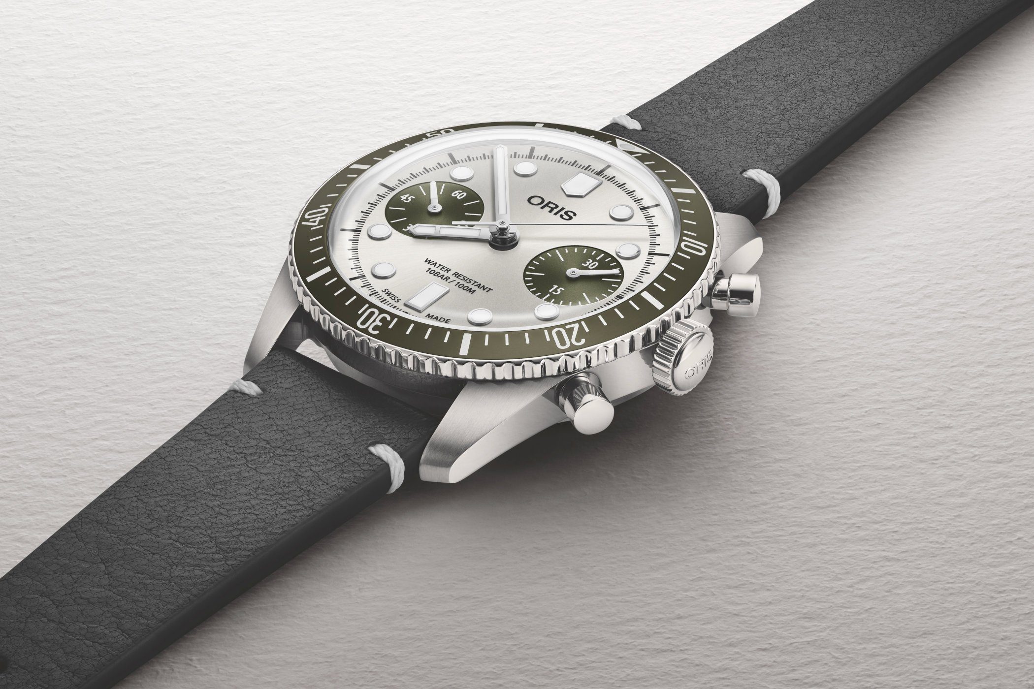 Oris unveils Divers Sixty-Five Chronograph 40mm in Ocean Green