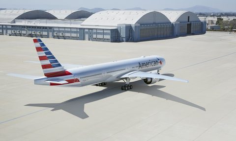 American Airlines plane