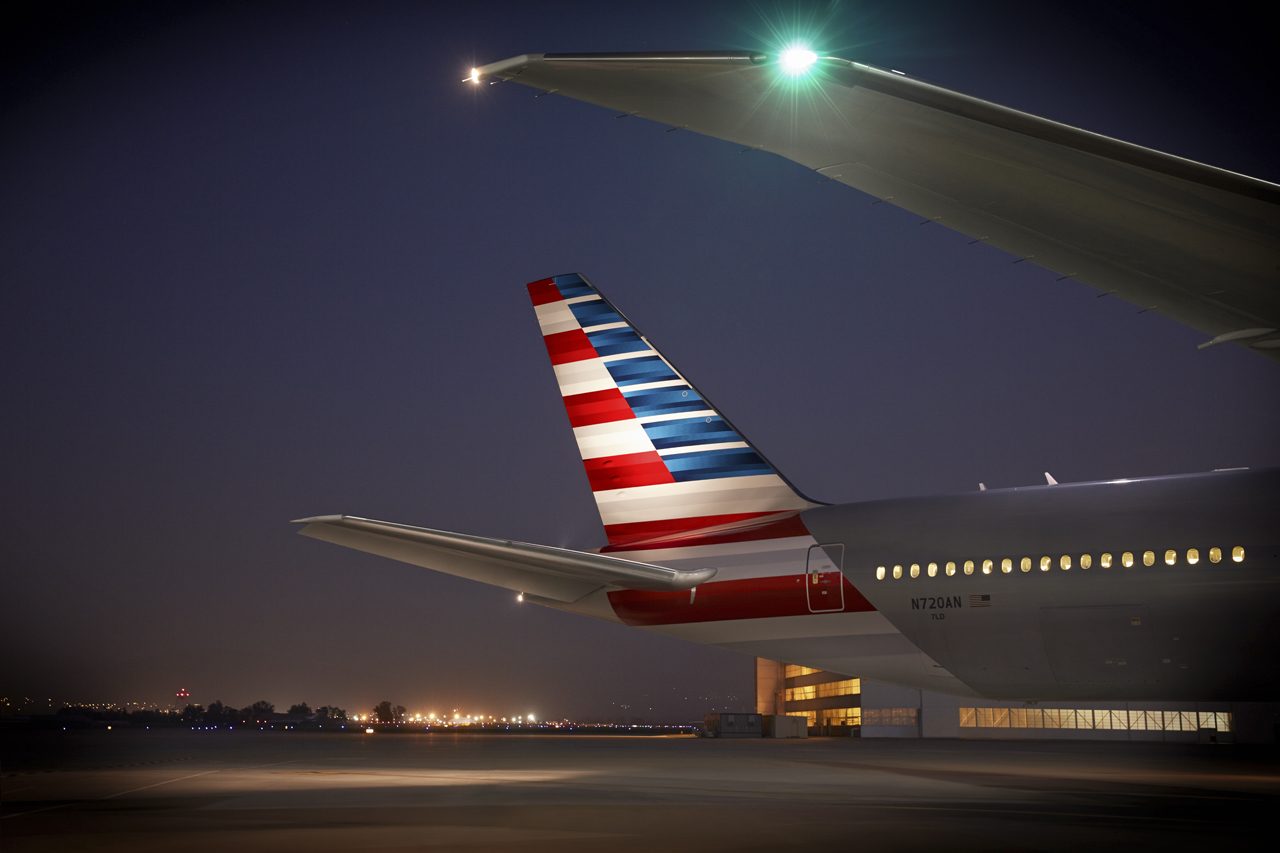 American Airlines aircraft tail