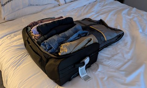 Clothes packed