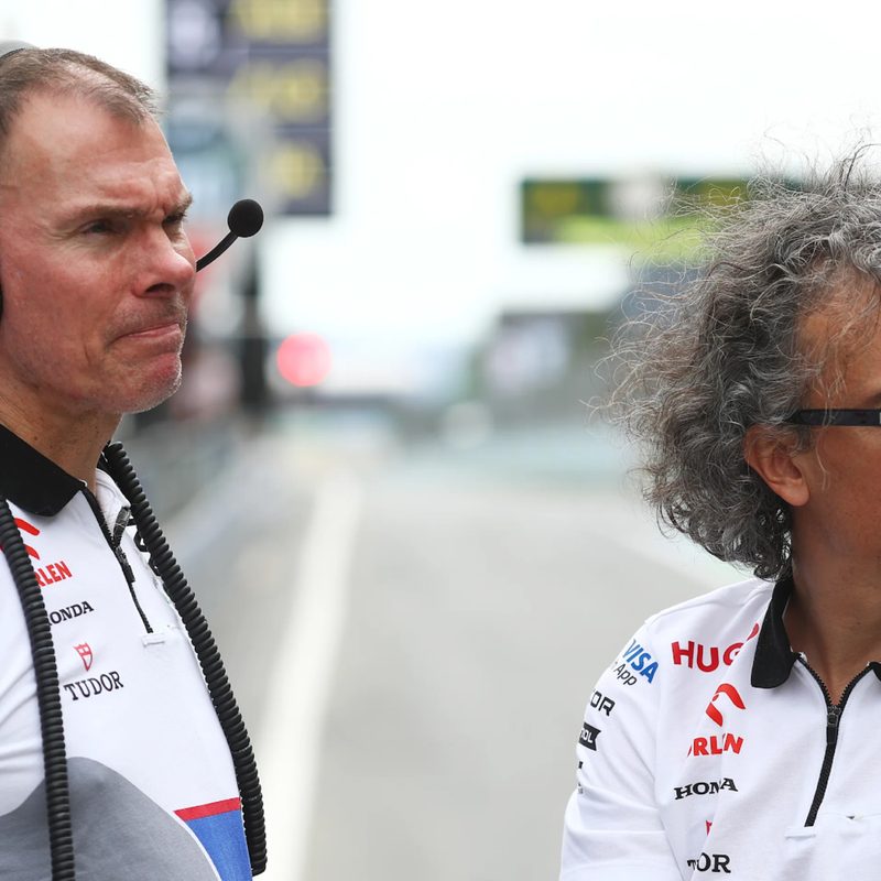 New Red Bull Racing Team Principal Alan Permane and CEO Laurent Mekies.