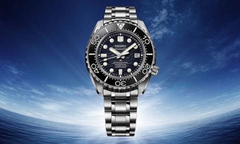 The Seiko limited edition Prospex 60th edition up clse