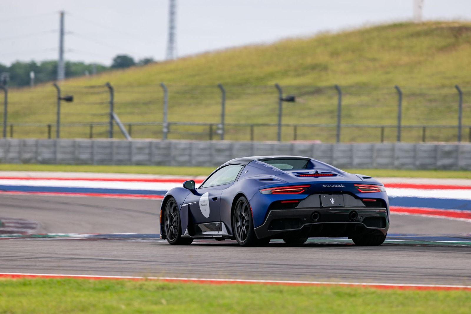Maserati MC20 Cielo on COTA track