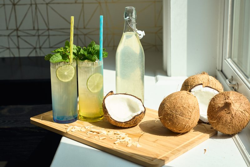 Hydrator rum cocktail.