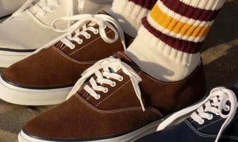 models wearing sperry japan sneaker