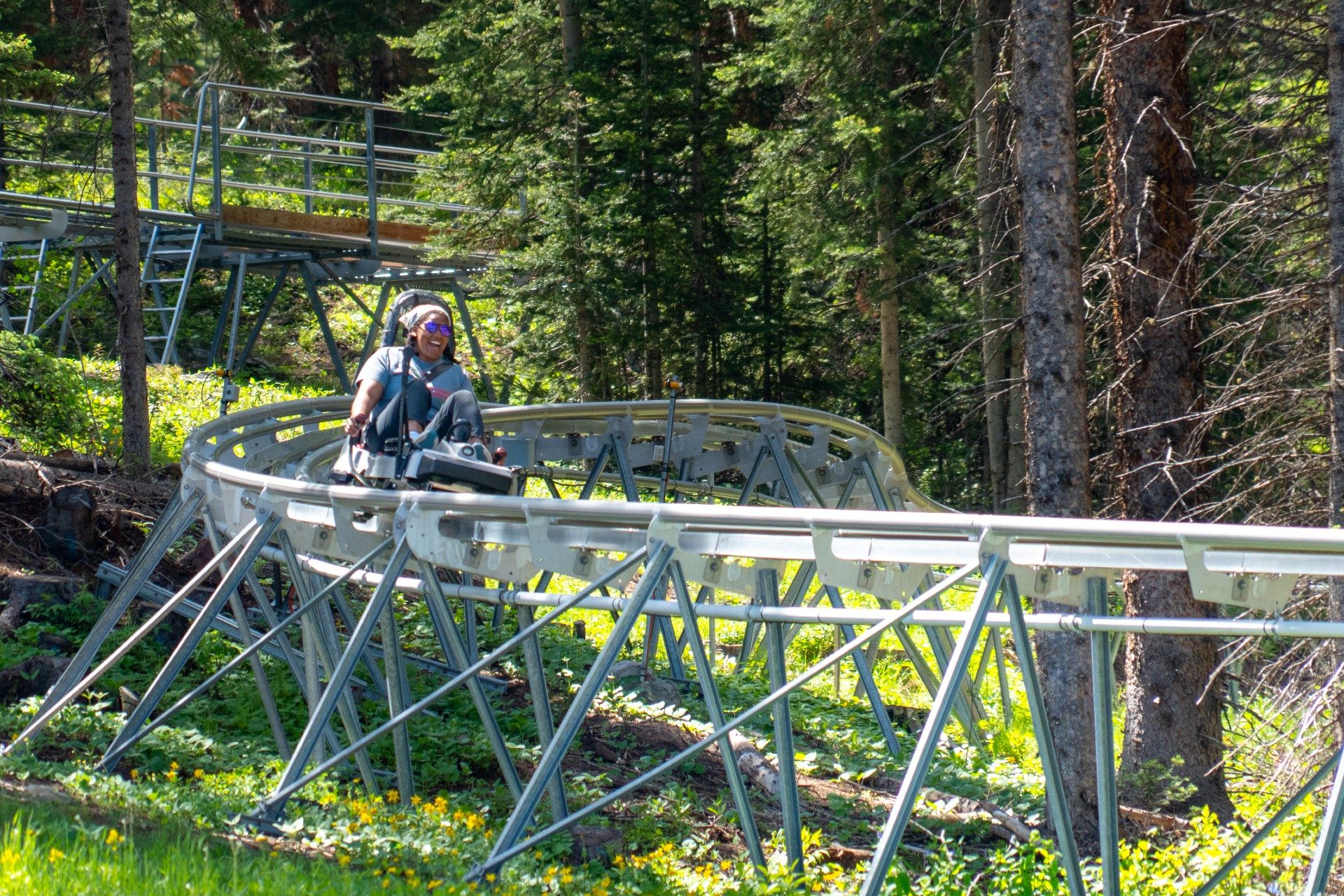 Alpine coaster, Snowmass, Colorado