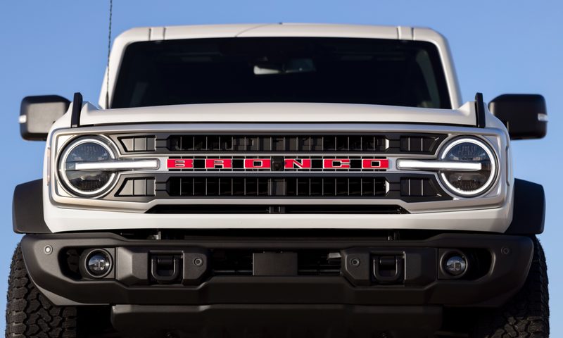 Front view of a 2026 Bronco with the 60th Anniversary Package.
