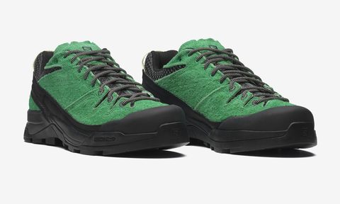 pair of salomon sneakers