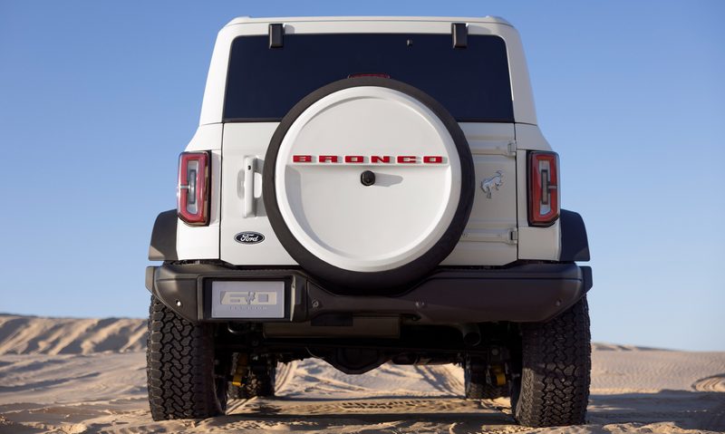 Rear view of a 2026 Bronco with the 60th Anniversary Package.