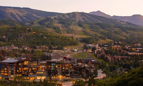 Snowmass village and mountain
