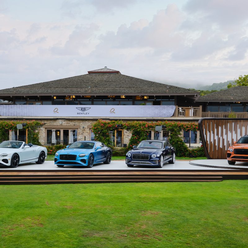 The Bentley Speed Ombre by Mulliner was first shown at The Quail.