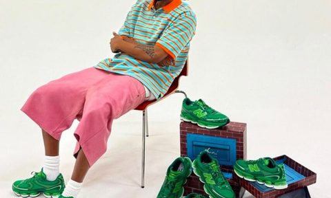amine new balance sneaker