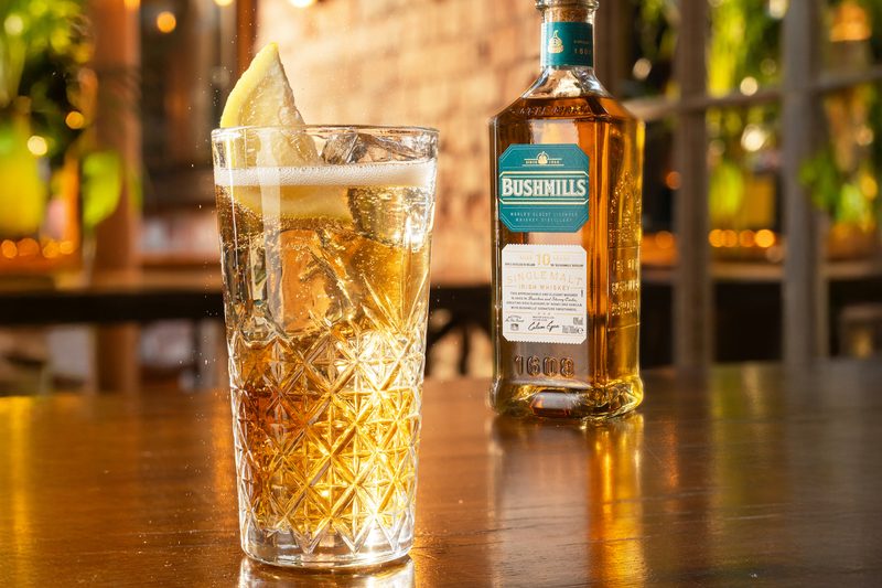 Bushmills Lemon Good Good cocktail.