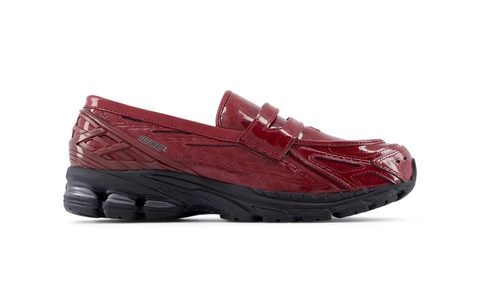 red croc new balance sneaker loafer