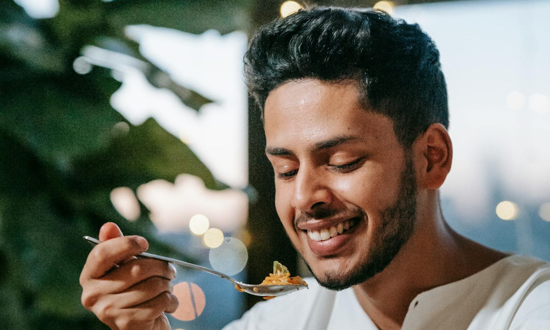 man smiling