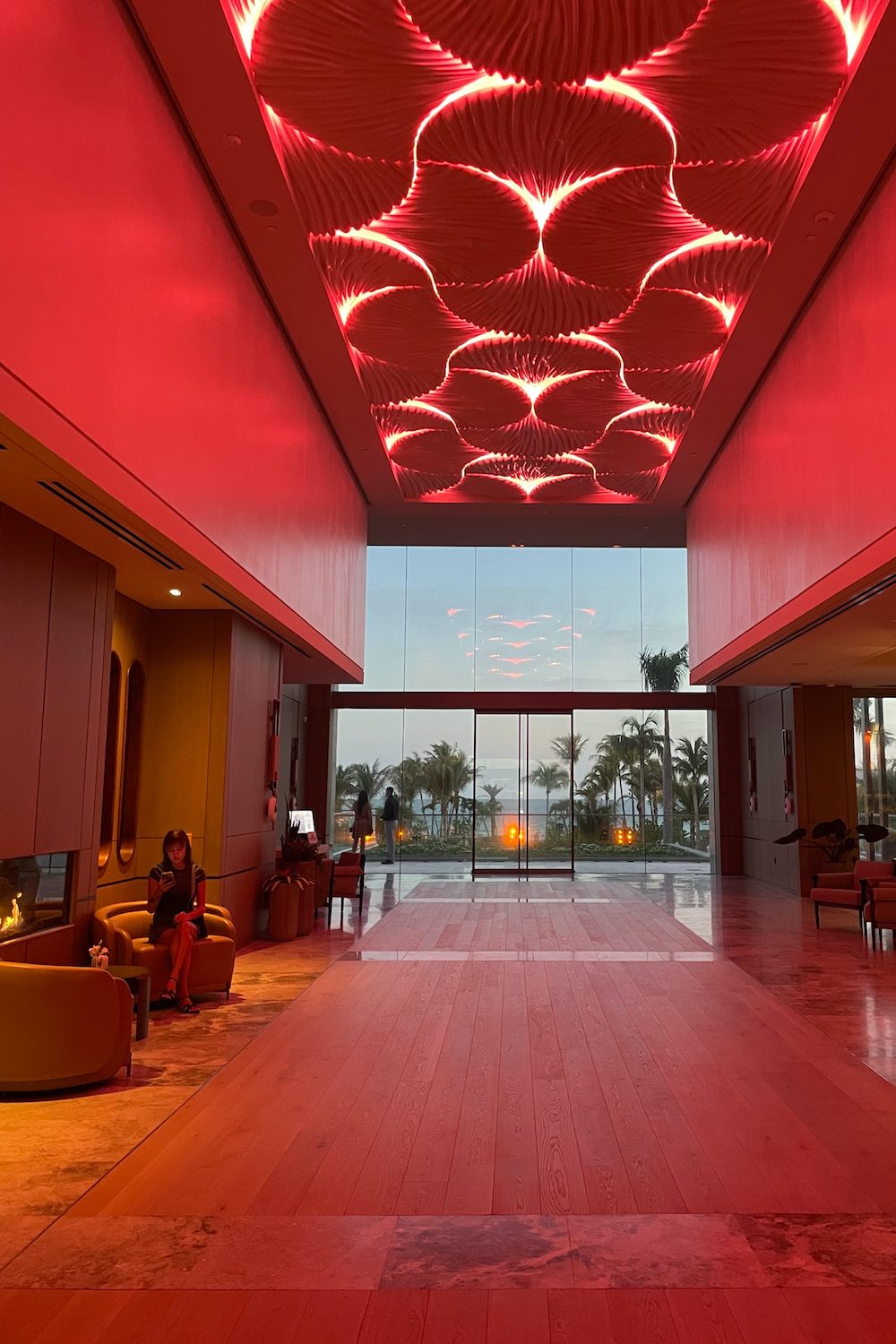 The foyer at St. Regis Longboat Key Resort.