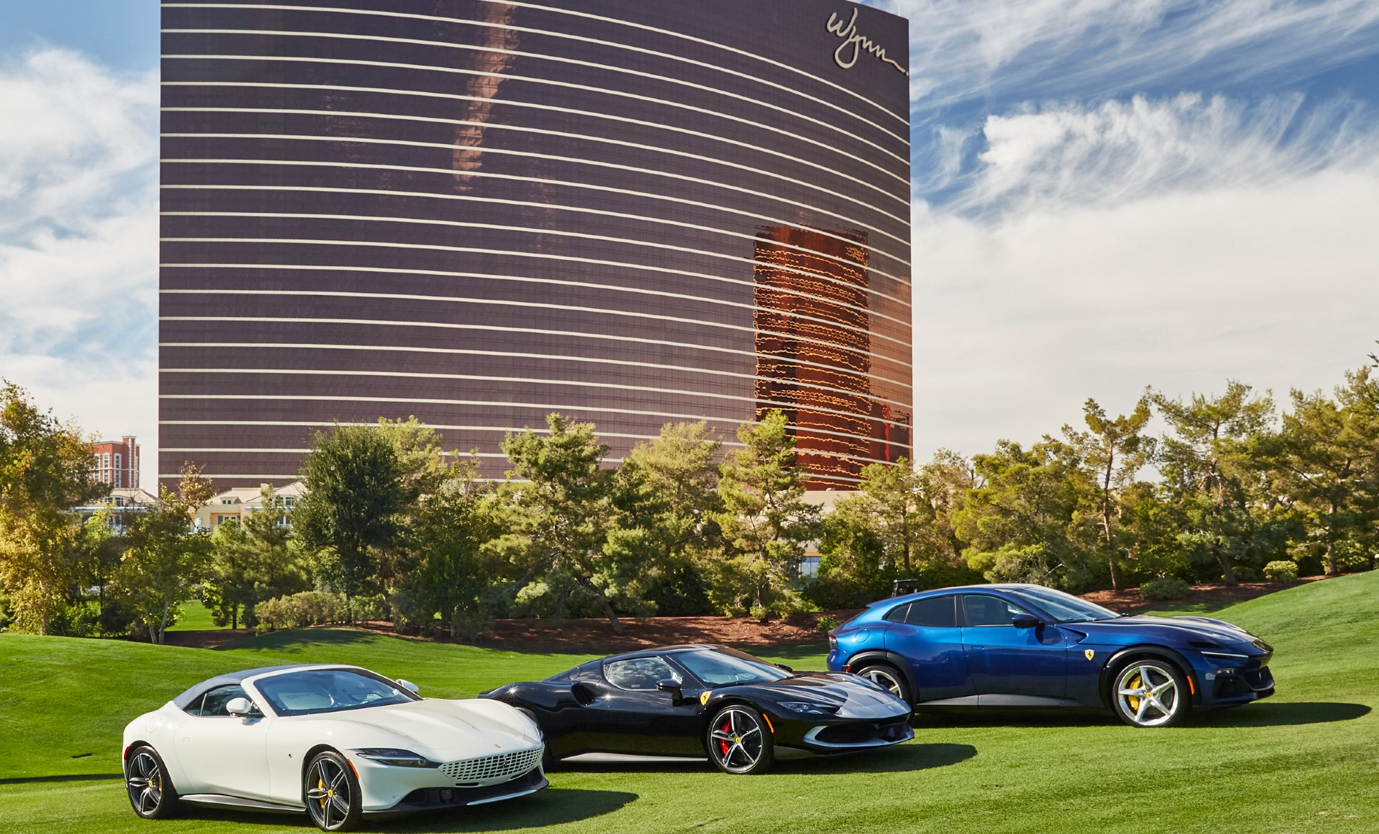 2024 Concours at Wynn Las Vegas_Ferarri Display.