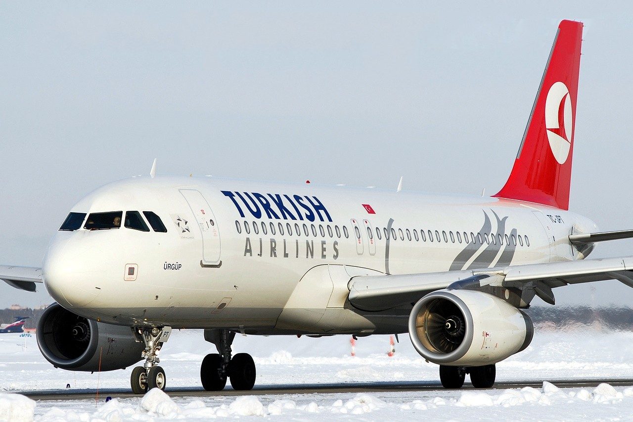 Turkish Airlines snow