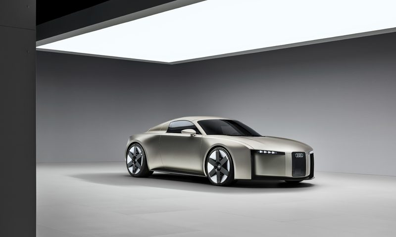 Audi Concept C right front three quarter view.