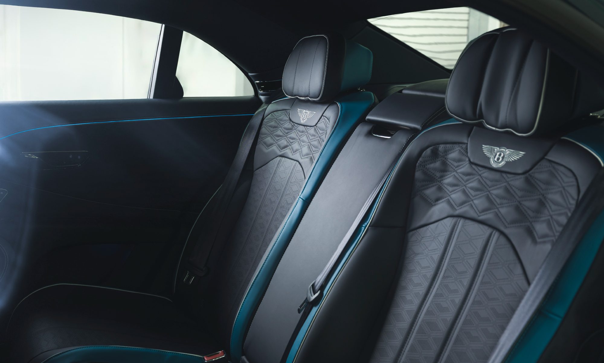 Bentley Ombre Flying Spur second row seating.
