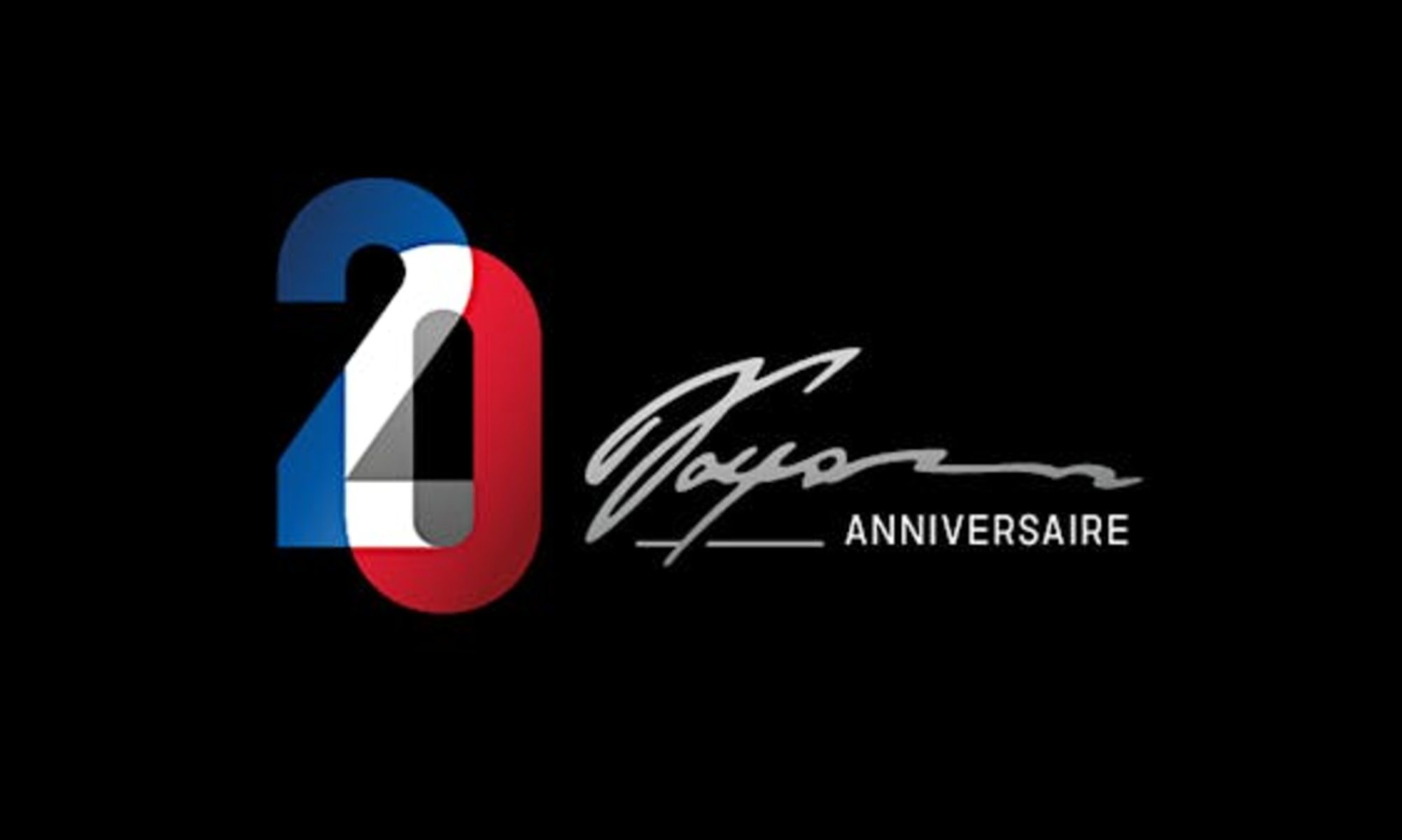 Bugatti Veyron 20th Anniversary logo.