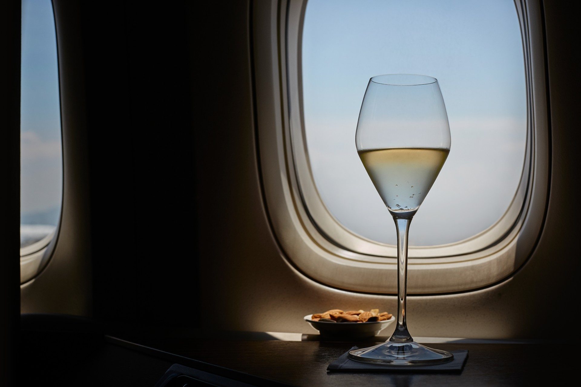 Cathay Pacific white wine