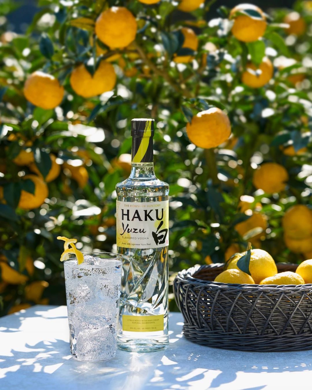 The House of Suntory is launching a new Haku Vodka featuring a