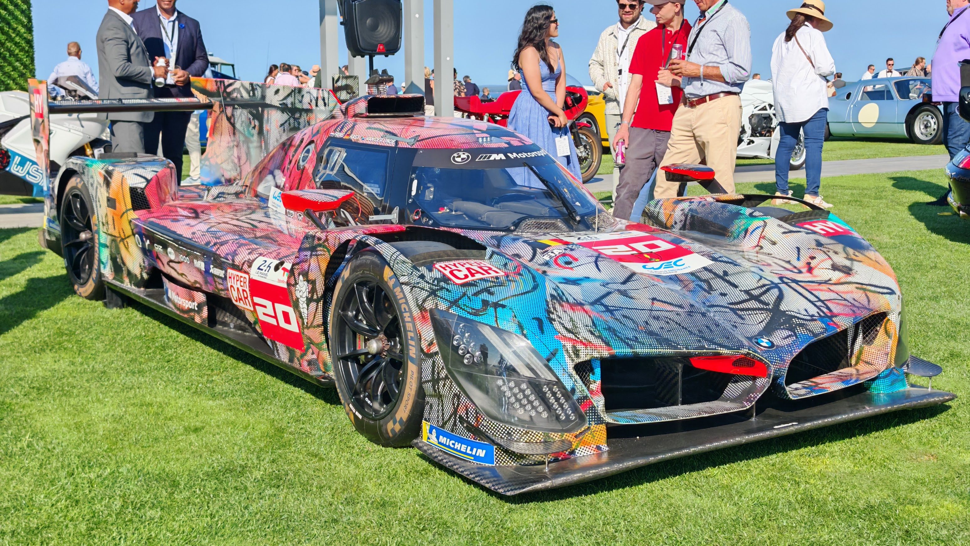 BMW Art Car 20 on display at The Bridge IX