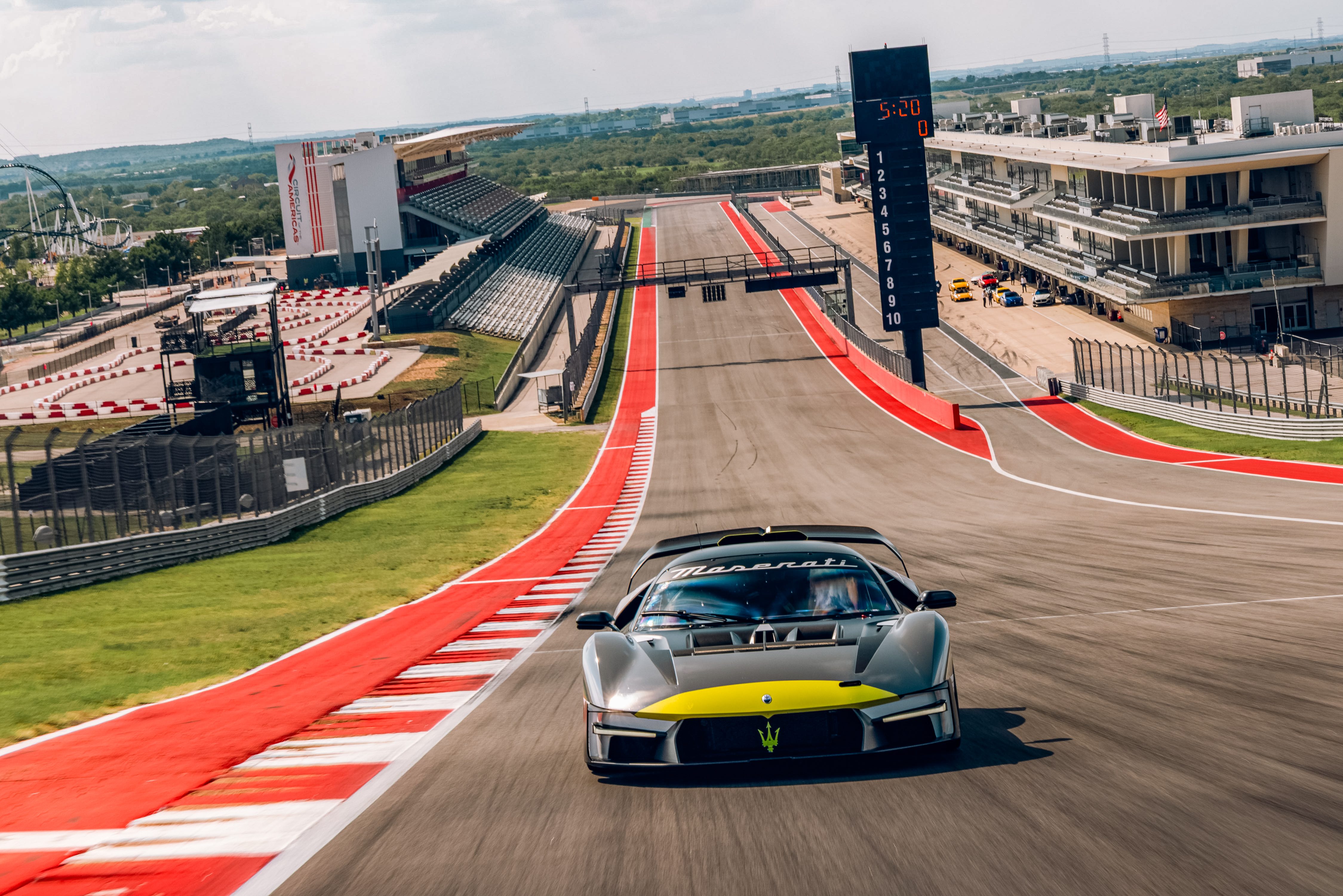 Maserati MCXtrema on track at COTA