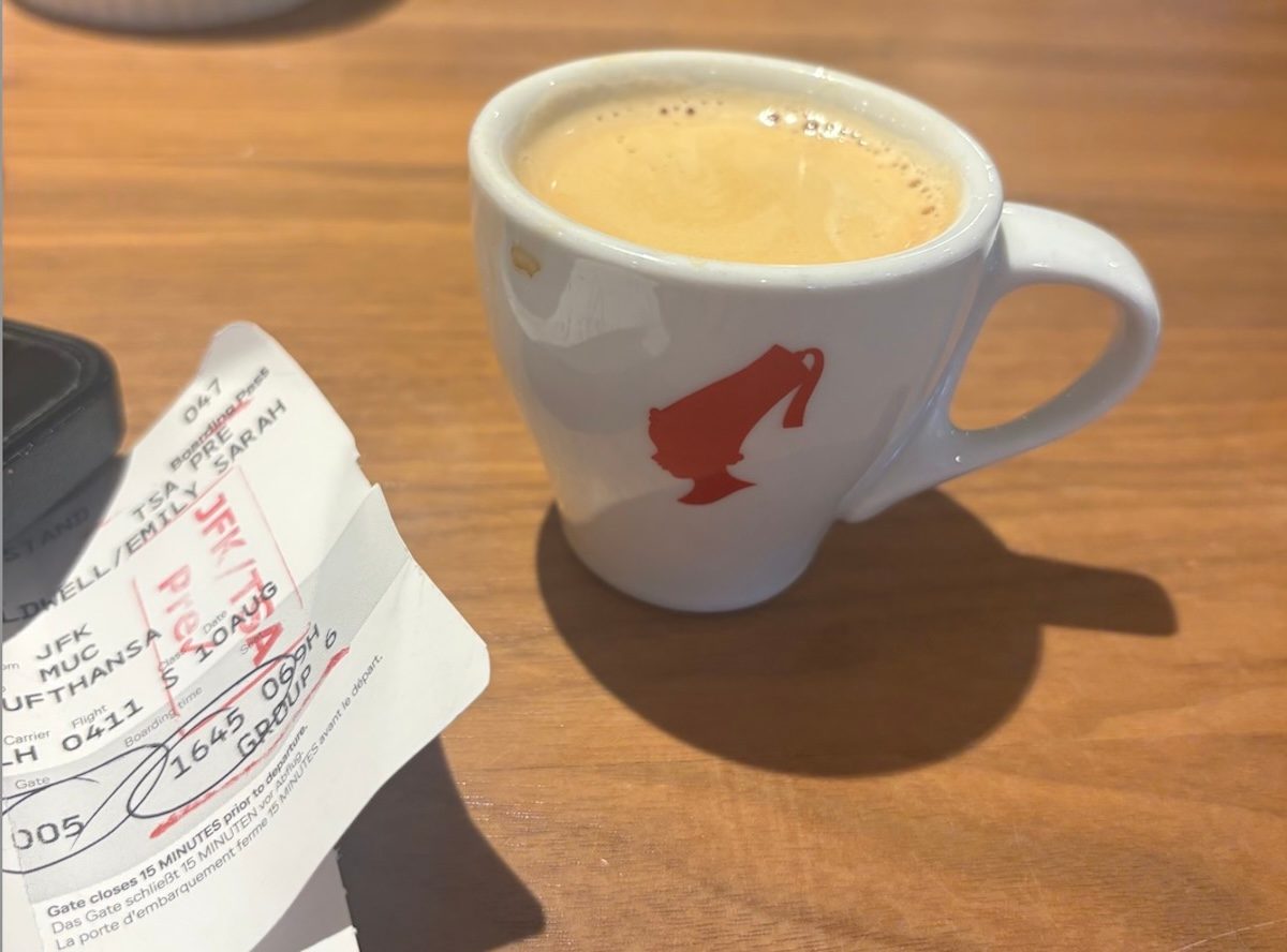Espresso at JFK lounge