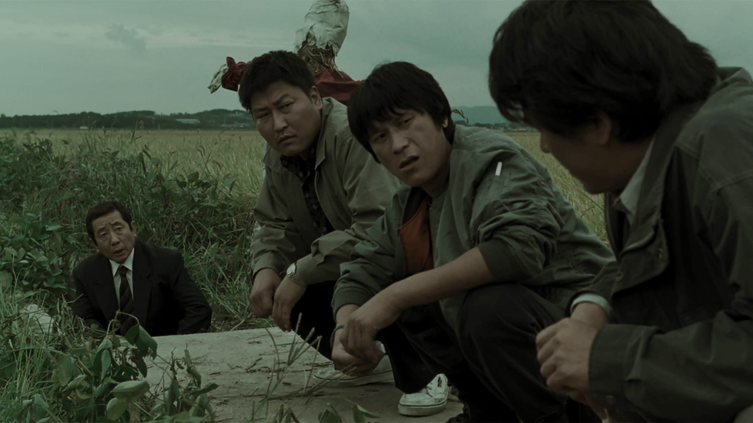 The cast of Memories of Murder