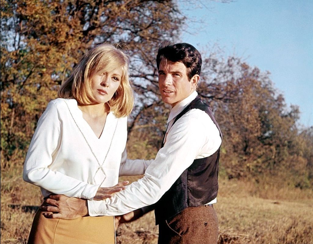 Warren Beatty and Faye Dunaway in Bonnie and Clyde