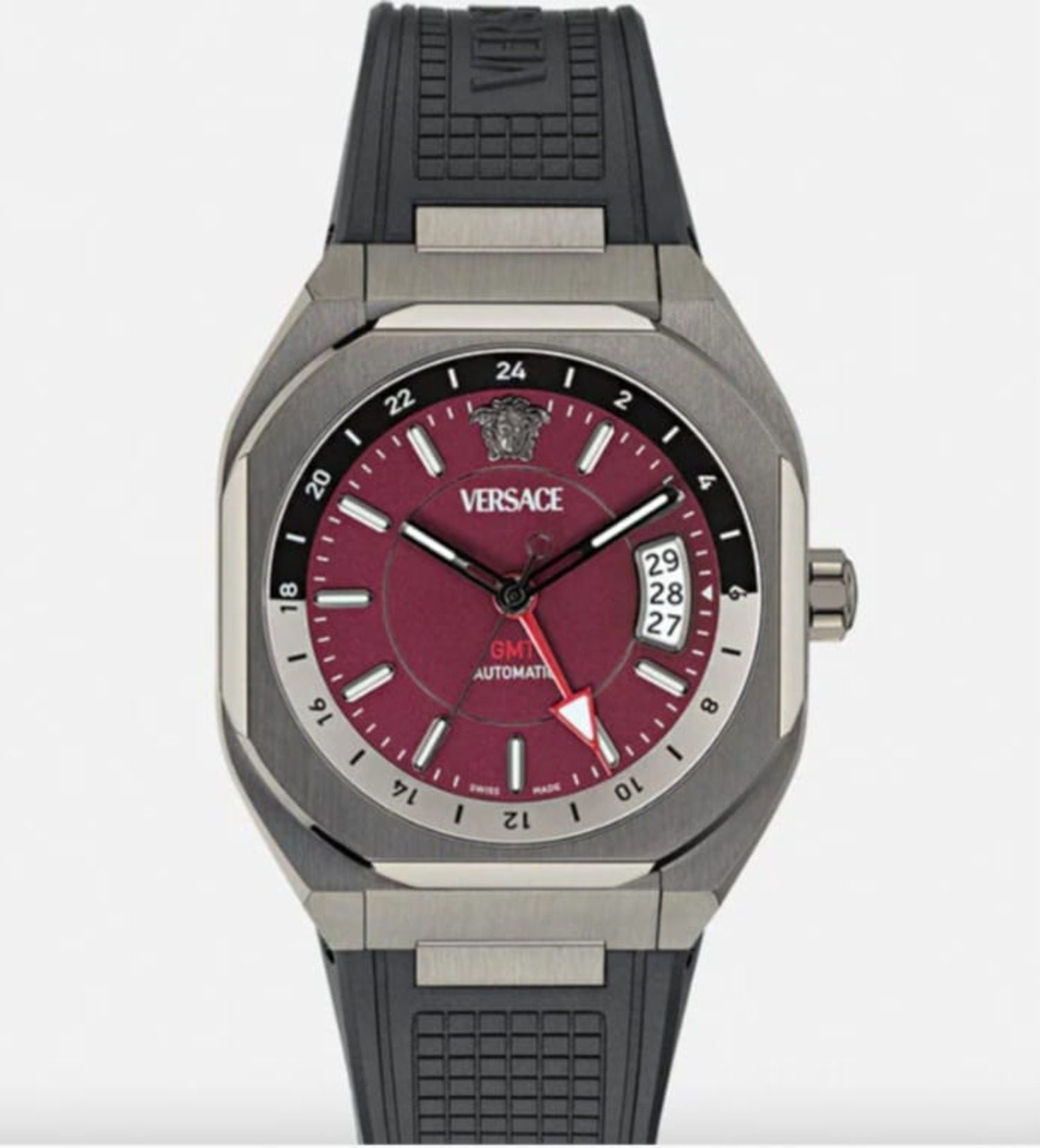Versace Burgundy V-Contempo GMT Gent Review: Italian luxury for 