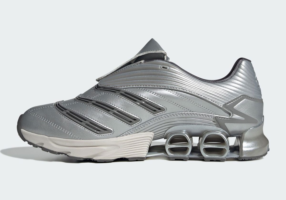 Adidas revives the Megaride with a refined silver metallic finish