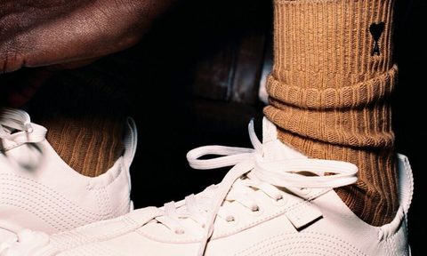 white nappa leather mirage sneakers