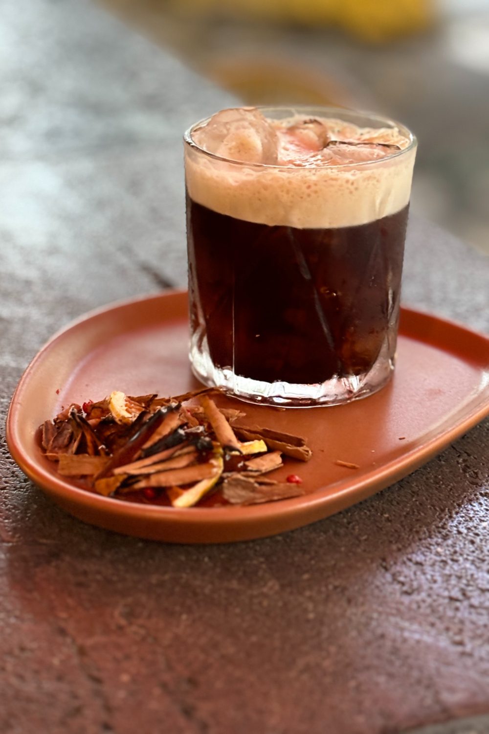 Mondrian Carajillo cocktail.