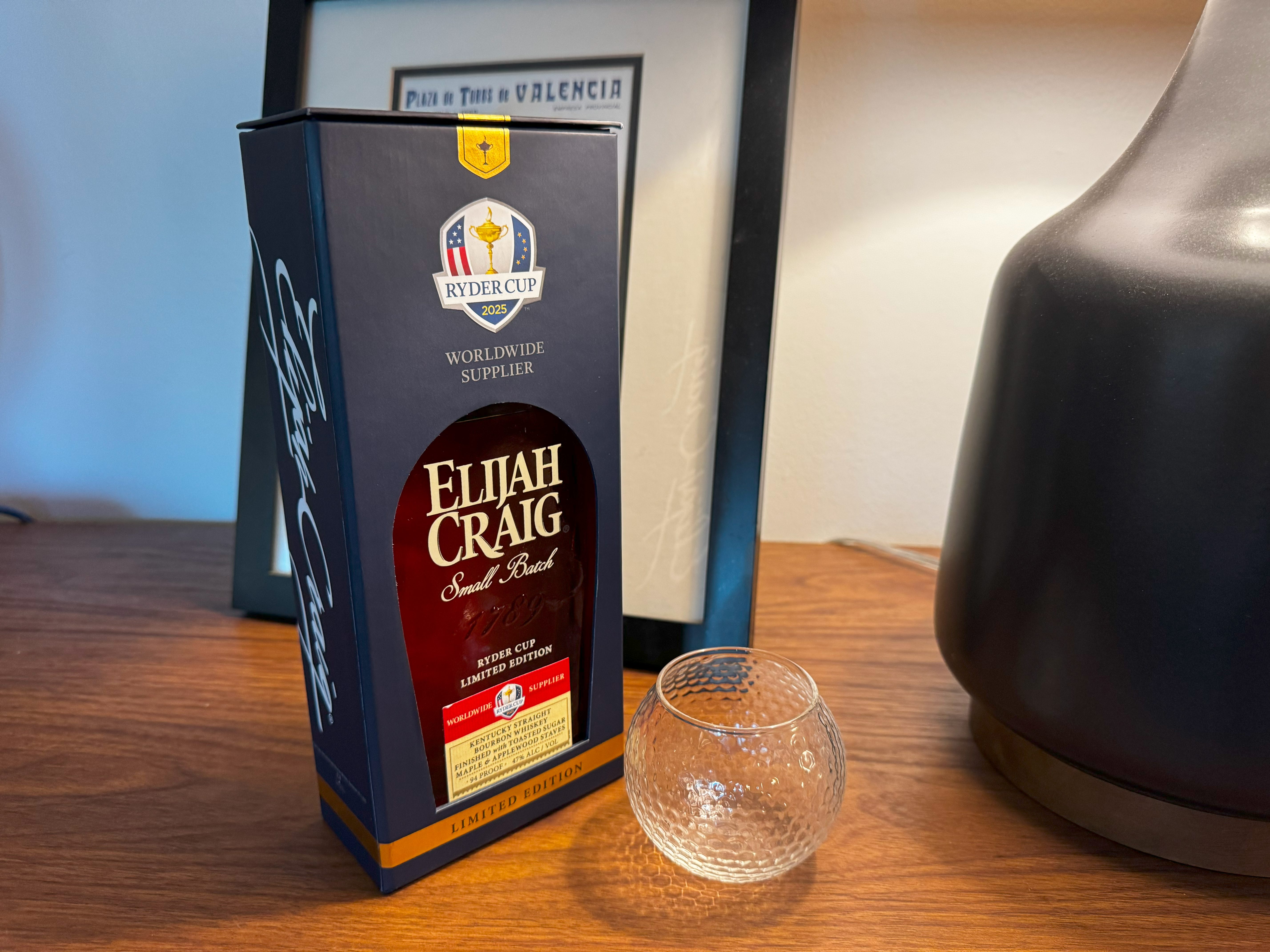 Elijah Craig Ryder Cup special edition bourbon