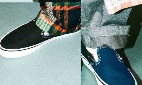 mismatched vans x engineered garments