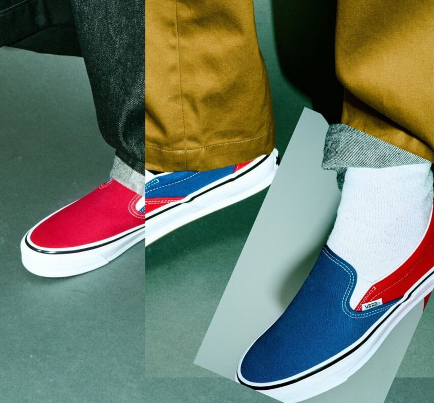 Vans and Engineered Garments rework the Slip-On with intentional