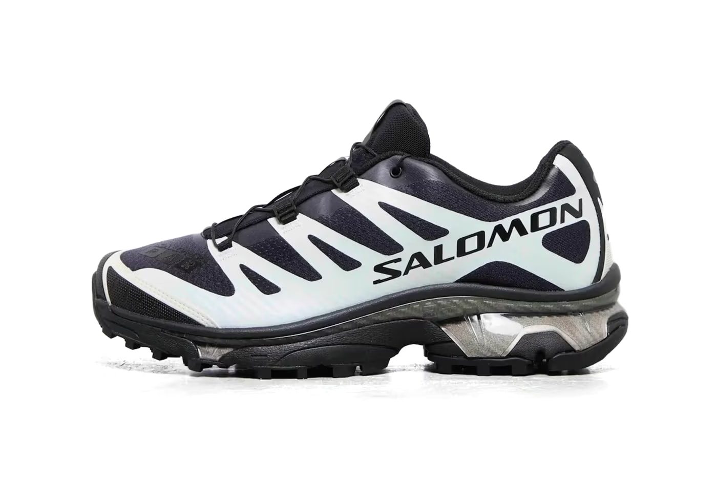 black/white footpatrol/salomon sneakers