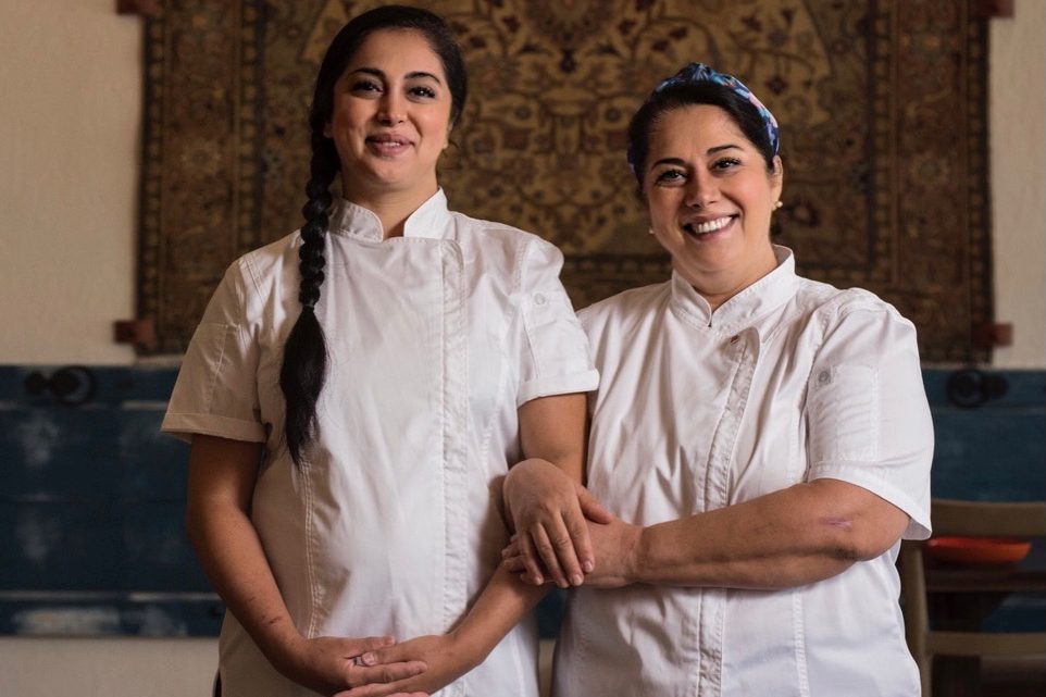 Mother-daughter duo at Istanbul Hawaii.