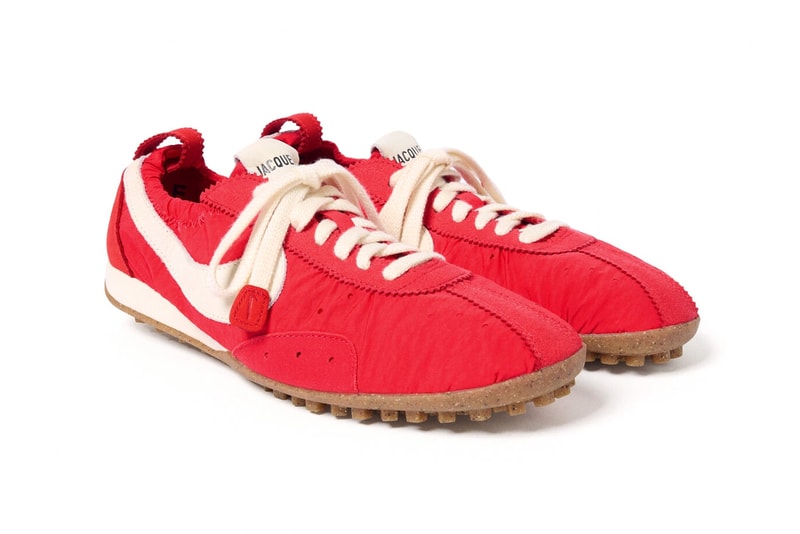 red Jacquemus nike moon shoe