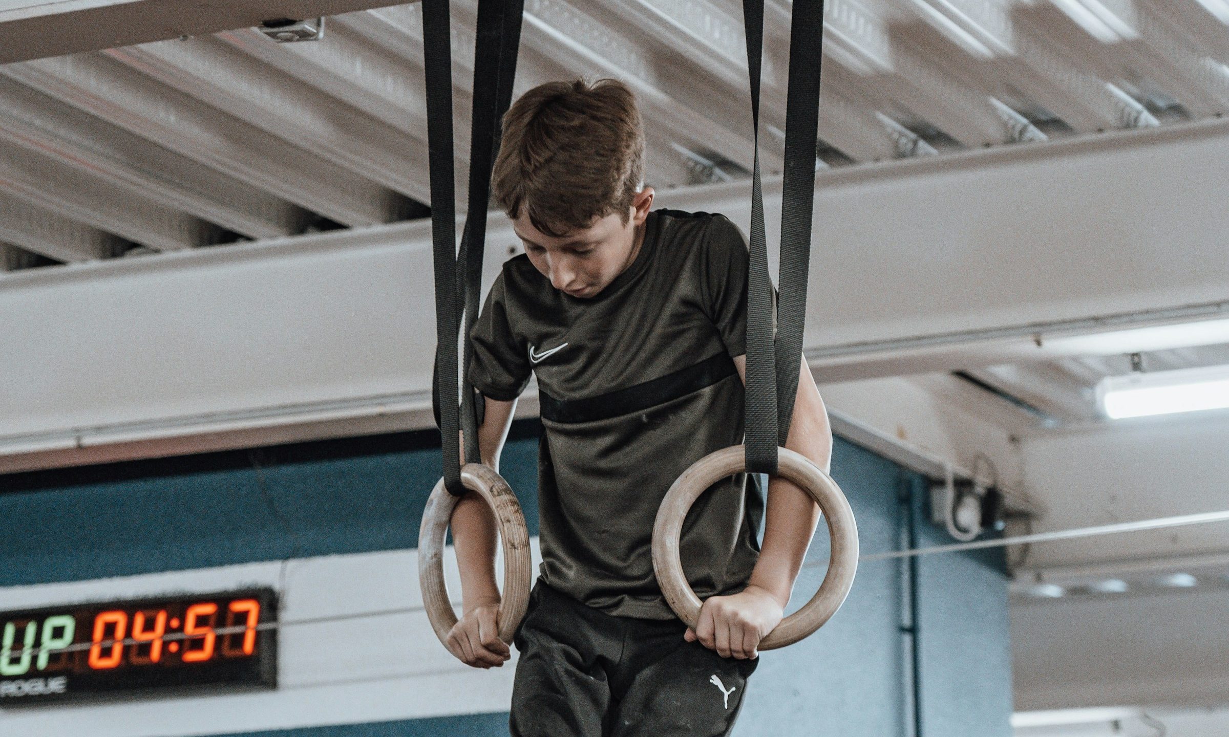 kid exercising