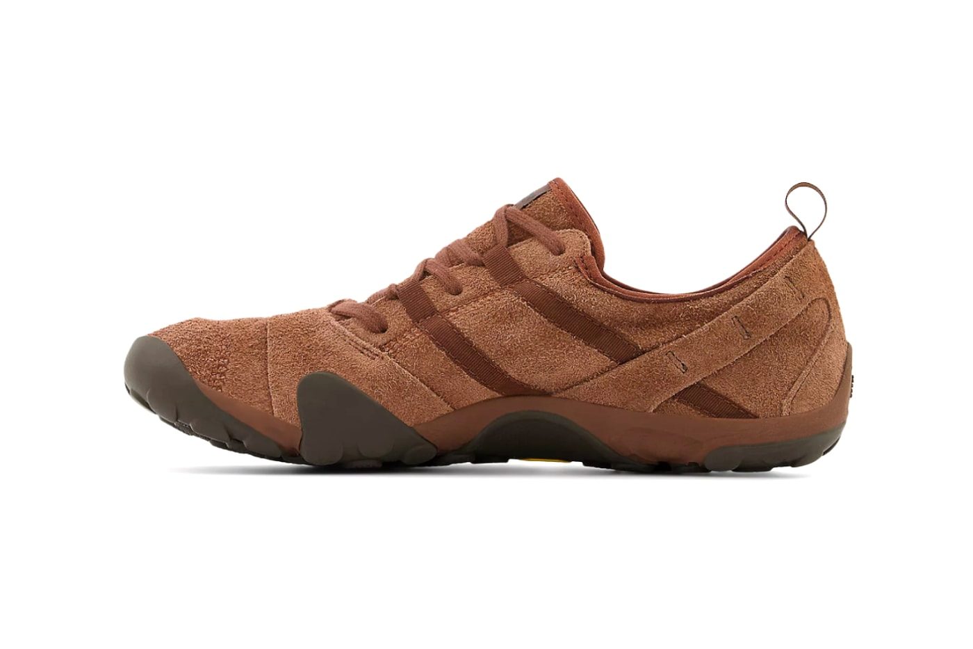 new balance brown suede mt10o sneaker