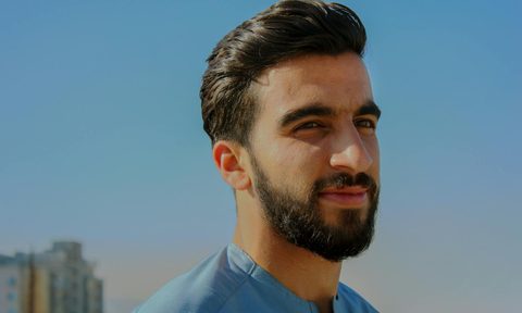 portrait of man with great hair