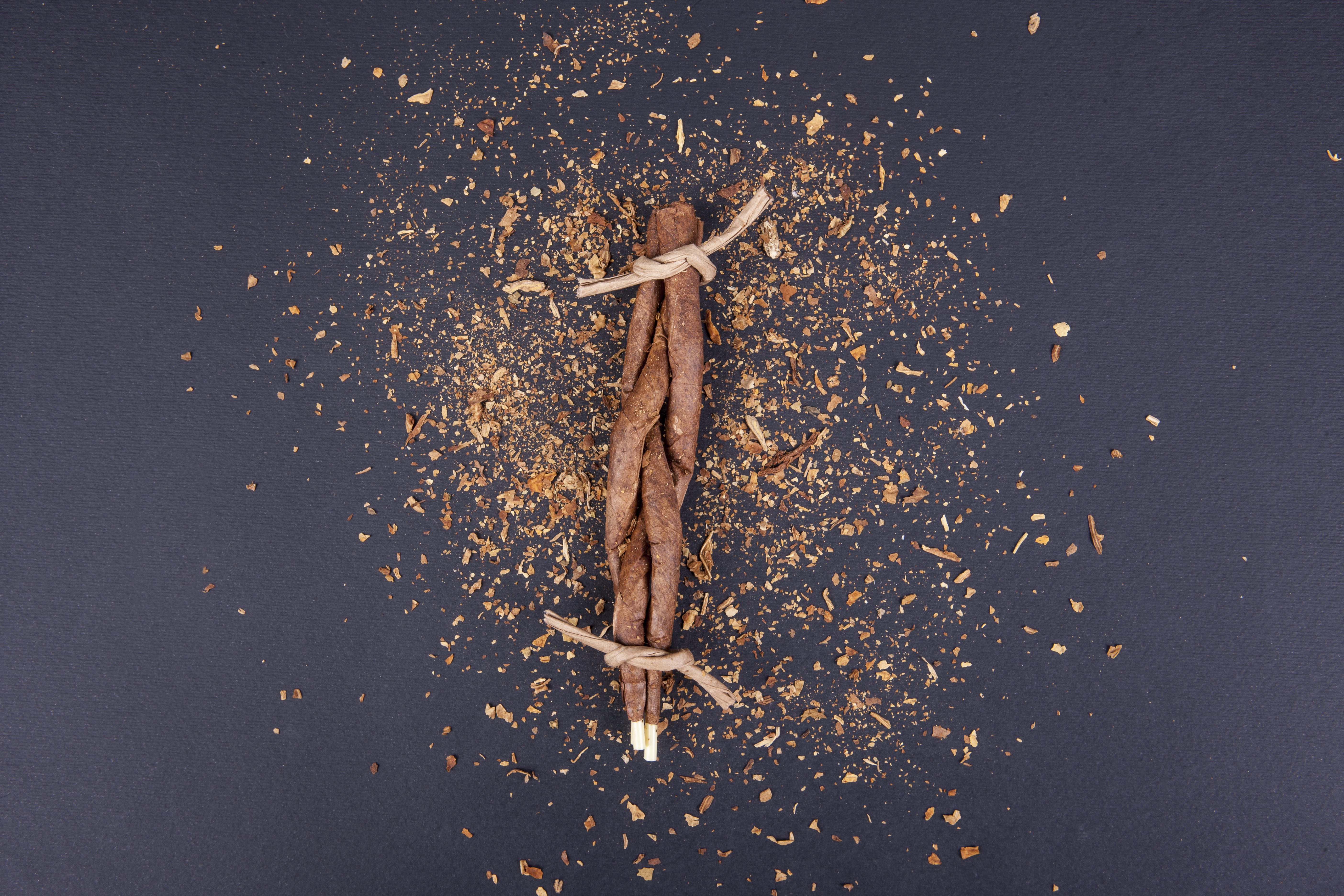 Culebra cigars on black background