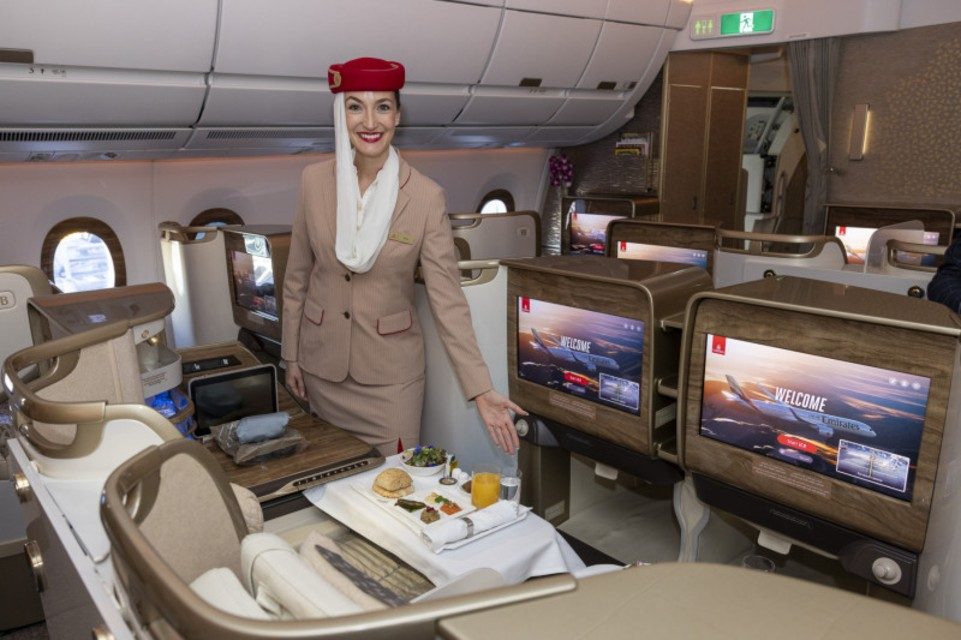 Emirates A350 interior